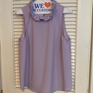 J Crew Tulip Collar Lavender Boise Tank Size M Medium
